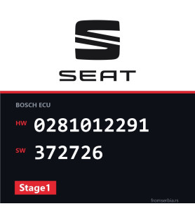 Seat Althea 0281012291 372726 Stage1 tuning file