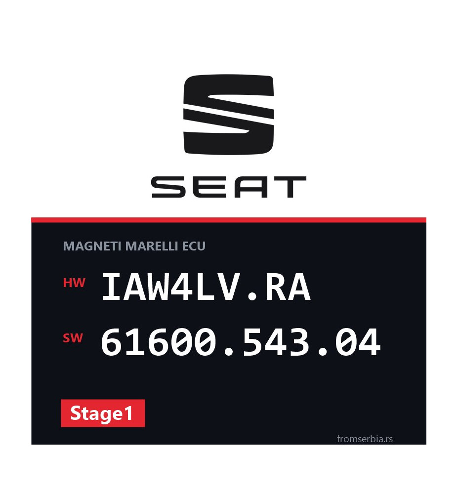 Seat Arosa IAW4LV.RA 61600.543.04 Stage1 tuning file