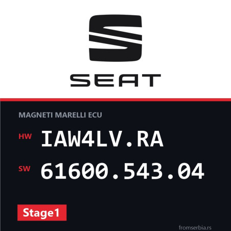 Seat Arosa IAW4LV.RA 61600.543.04 Stage1 tuning file