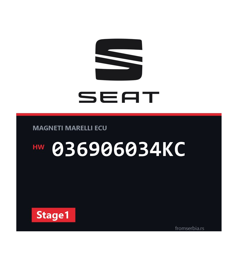 Seat Ibiza 036906034KC Stage1 tuning file