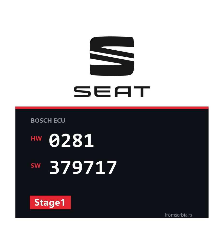 Seat Leon 0281 379717 Stage1 tuning file