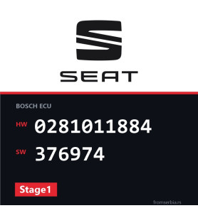 Seat Leon 0281011884 376974 Stage1 tuning file