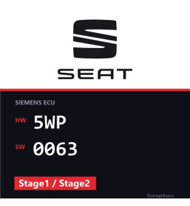 Seat Leon 5WP 0063 Stage1 / Stage2 tuning file