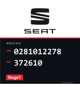 Seat Toledo 0281012278 372610 Stage1 tuning file
