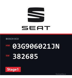 Seat Althea 03G906021JN 382685 Stage1 tuning file