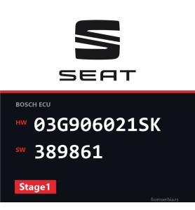 Seat Althea 03G906021SK 389861 Stage1 tuning file