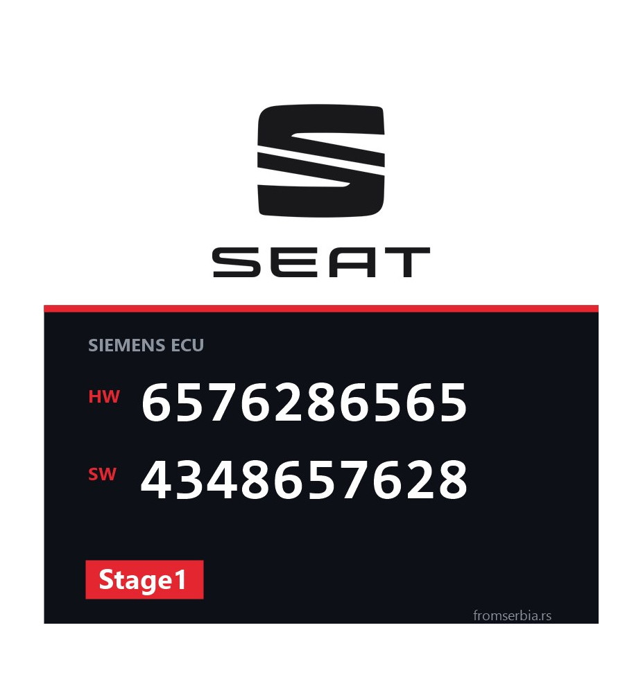 Seat Leon 6576286565 4348657628 Stage1 tuning file
