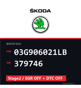 Skoda 03G906021LB 379746 Stage2 / EGR OFF + DTC OFF file