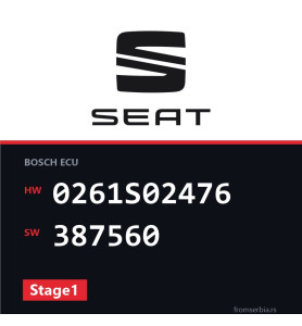 Seat Leon 0261S02476 387560 Stage1 tuning file