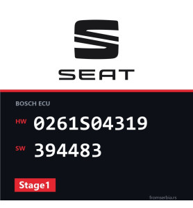 Seat Leon 0261S04319 394483 Stage1 tuning file