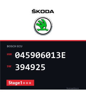 Skoda fabia 045906013E 394925 Stage1+++ tuning file
