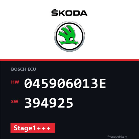 Skoda fabia 045906013E 394925 Stage1+++ tuning file