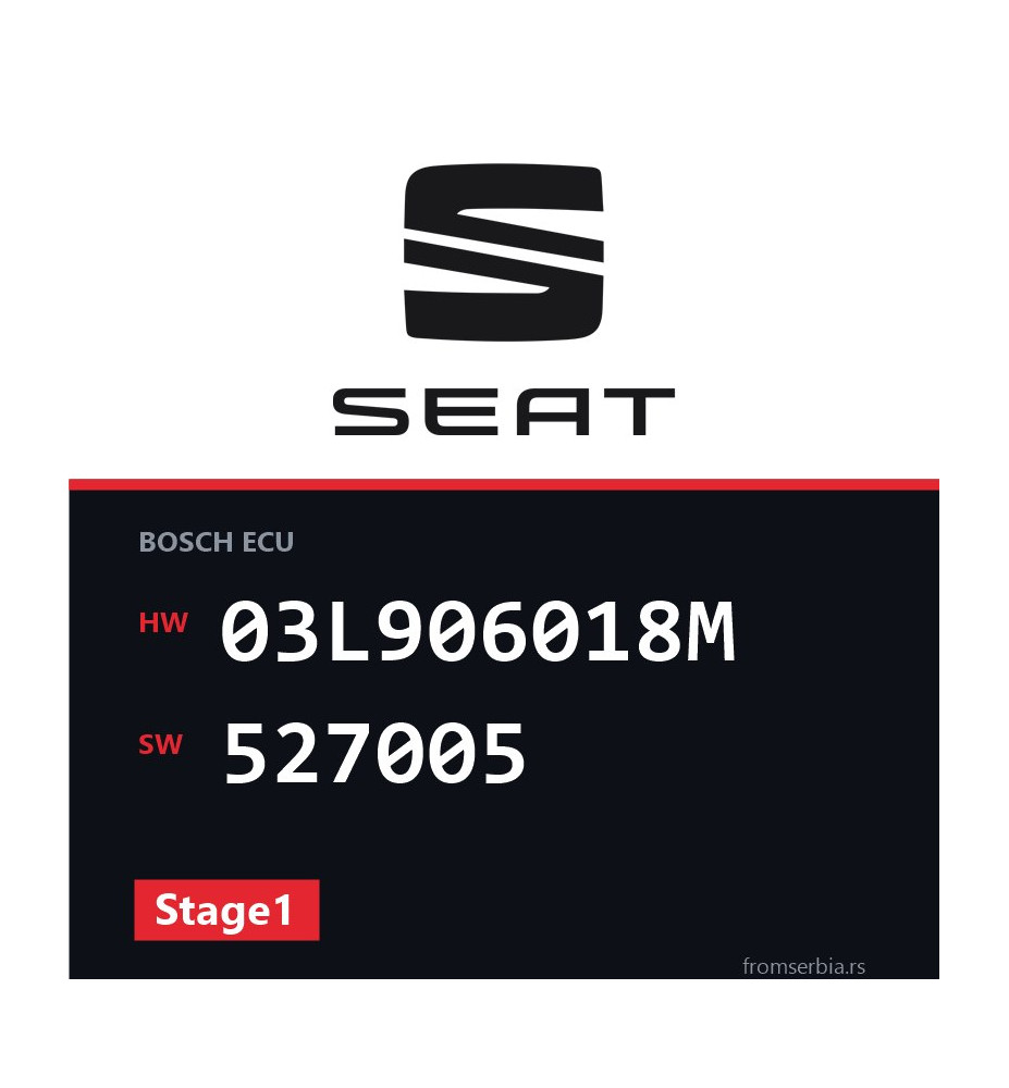 Seat Alhambra 03L906018M 527005 Stage1 tuning file