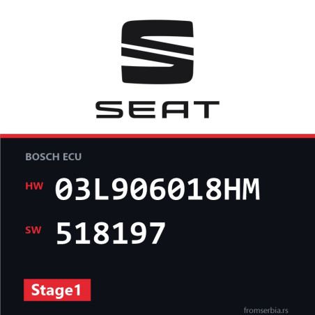 Seat Alhambra 03L906018HM 518197 Stage1 tuning file