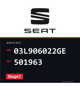Seat Exeo 03L906022GE 501963 Stage1 tuning file