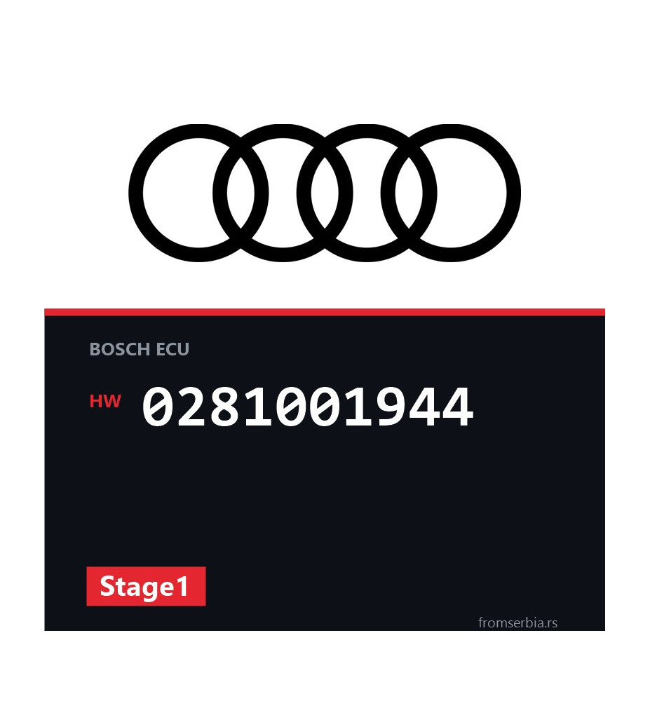 Audi A4 0281001944 Stage1 tuning file