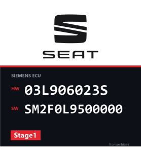 Seat Ibiza 03L906023S SM2F0L9500000 Stage1 tuning file