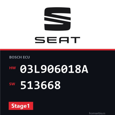 Seat Ibiza 03L906018A 513668 Stage1 tuning file