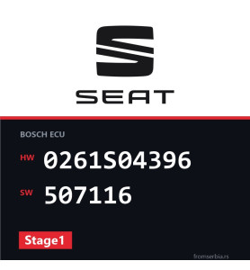 Seat Leon 0261S04396 507116 Stage1 tuning file