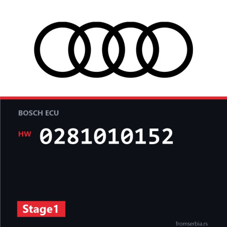 Audi A4 0281010152 Stage1 tuning file