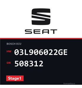 Seat Alhambra 03L906022GE 508312 Stage1 tuning file
