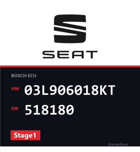 Seat Alhambra 03L906018KT 518180 Stage1 tuning file