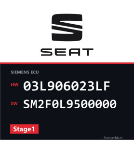Seat Altea 03L906023LF SM2F0L9500000 Stage1 tuning file