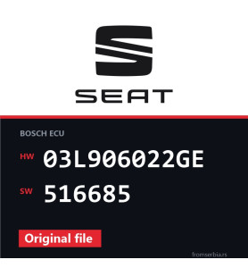 Seat Exeo 03L906022GE 516685 original ECU file