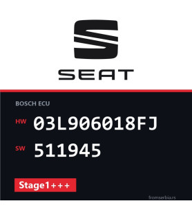 Seat Leon 03L906018FJ 511945 Stage1+++ tuning file
