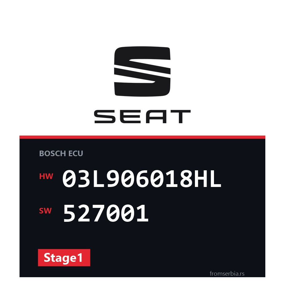 Seat Alhambra 03L906018HL 527001 Stage1 tuning file