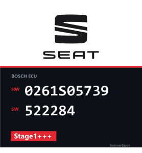 Seat Altea 0261S05739 522284 Stage1+++ tuning file