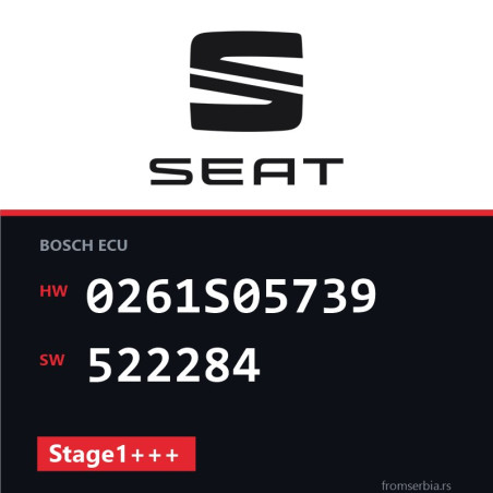 Seat Altea 0261S05739 522284 Stage1+++ tuning file