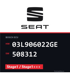 Seat Exeo 03L906022GE 508312 Stage1 / Stage1+++ tuning file