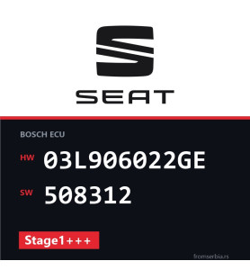 Seat Exeo 03L906022GE 508312 Stage1+++ tuning file