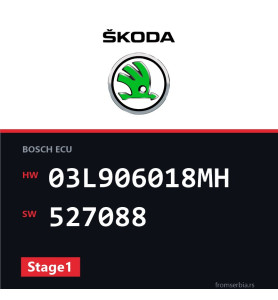 Skoda Octavia 03L906018MH 527088 Stage1 tuning file