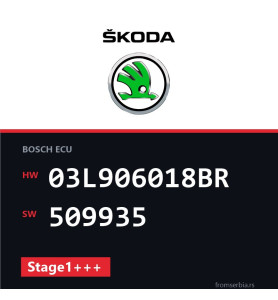 Skoda Octavia 03L906018BR 509935 Stage1+++ tuning file