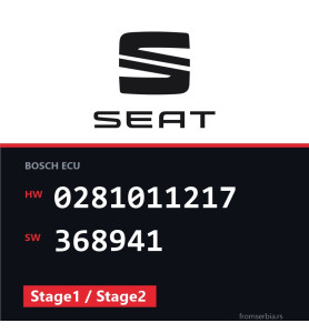 Seat Ibiza 0281011217 368941 Stage1 / Stage2 tuning file