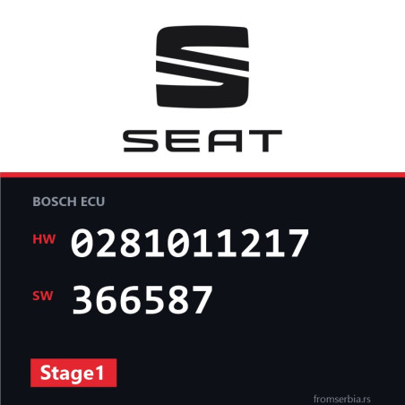 Seat Ibiza 0281011217 366587 Stage1 tuning file