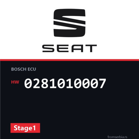 Seat Inka 0281010007 Stage1 tuning file