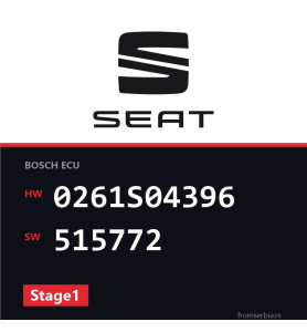 Seat Leon 0261S04396 515772 Stage1 tuning file