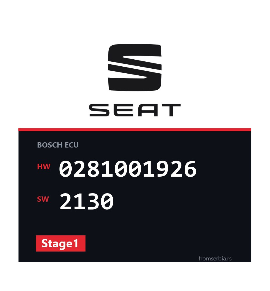 Seat Toledo 0281001926 2130 Stage1 tuning file