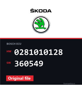 Skoda Octavia 0281010128 360549 original ECU file