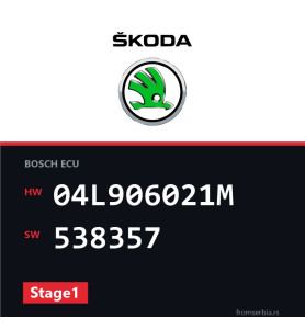 Skoda Octavia 04L906021M 538357 Stage1 tuning file