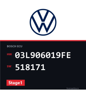 VW Amarok 03L906019FE 518171 Stage1 tuning file