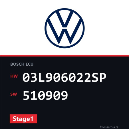 VW Amarok 03L906022SP 510909 Stage1 tuning file