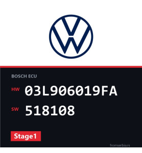 VW Amarok 03L906019FA 518108 Stage1 tuning file