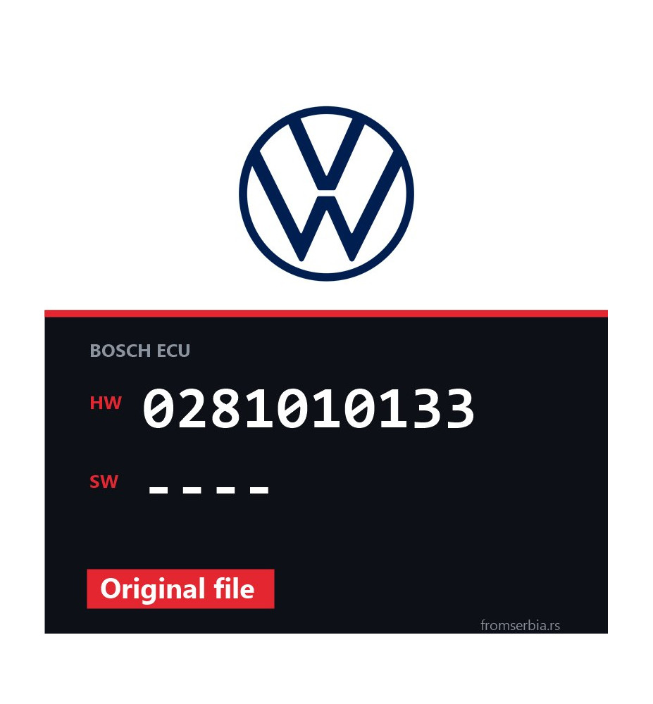 VW Beetle 0281010133 ---- original ECU file