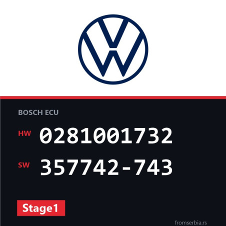 VW Beetle 0281001732 357742-743 Stage1 tuning file