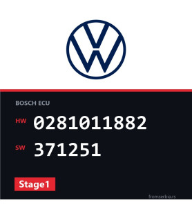 VW Caddy 0281011882 371251 Stage1 tuning file