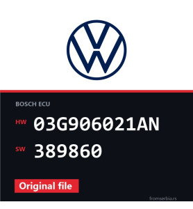 VW Caddy 03G906021AN 389860 original ECU file